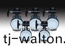 钢衬四氟衬氟对夹蝶阀