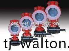 钢衬四氟法兰蝶阀